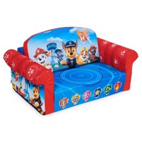 Marshmallow Furniture, Children'S 2-In-1 Flip Open Foam Compressed Sofa, Paw Patrol