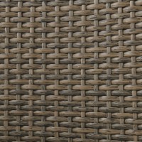 Rockport Outdoor Wicker Ottoman OatmealLight Brown