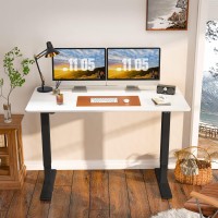 Flexispot Ec1 55 X 28 Inches Electric Stand Up Desk Workstation Home Office Computer Standing Table Height Adjustable Desk (Black Frame + 55