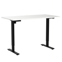 Flexispot Ec1 55 X 28 Inches Electric Stand Up Desk Workstation Home Office Computer Standing Table Height Adjustable Desk (Black Frame + 55