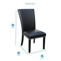 Camila Black Dining Chair - set of 2