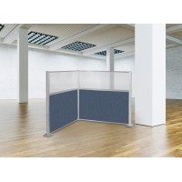 Versare Hush Panel Cubicle Kit | Workstation Partition Walls | Sound Dampening Cubicle Walls | Partitions For Desks