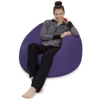 Sofa Sack Bean Bag Chair Plush Ultra Soft Memory Foam Bean Bag Chair With Microsuede Cover Stuffed Foam Filled Furniture