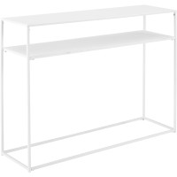 Crosley Furniture Braxton Metal Console Table, White