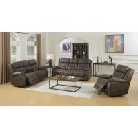 Aria Power Recliner Sofa w/ Power Head Rest - Saddle Brown