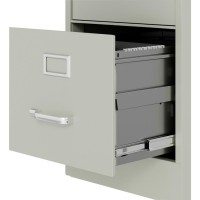 Lorell Fortress Commercialgrade Vertical File 15 x 22 x 402 3 x Drawers for File Letter Vertical Ballbearing S