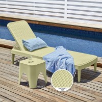 Lagoon Mallorca Tahiti Chair And Side Table With Six Colours (Pistache)