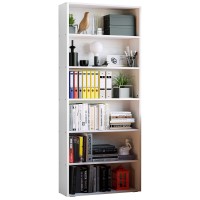 Ironck Bookshelves And Bookcases Floor Standing 6 Tiers Display Storage Shelves 70 In Tall Bookcase For Home Office Living Room