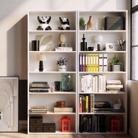 Ironck Bookshelves And Bookcases Floor Standing 6 Tiers Display Storage Shelves 70 In Tall Bookcase For Home Office Living Room