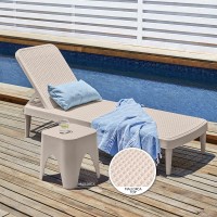 Lagoon Mallorca Tahiti Chair And Side Table With Six Colours (Grey)