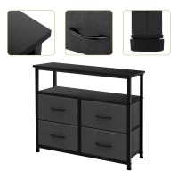 Azl1 Life Concept Dresser With Shelvesstorage Chest For Bedroom Living Room Hallway Closet Organizer With Sturdy Steel Frame