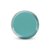 Baxton Studio Lavinia Modern And Contemporary Teal Finished Metal Outdoor Side Table