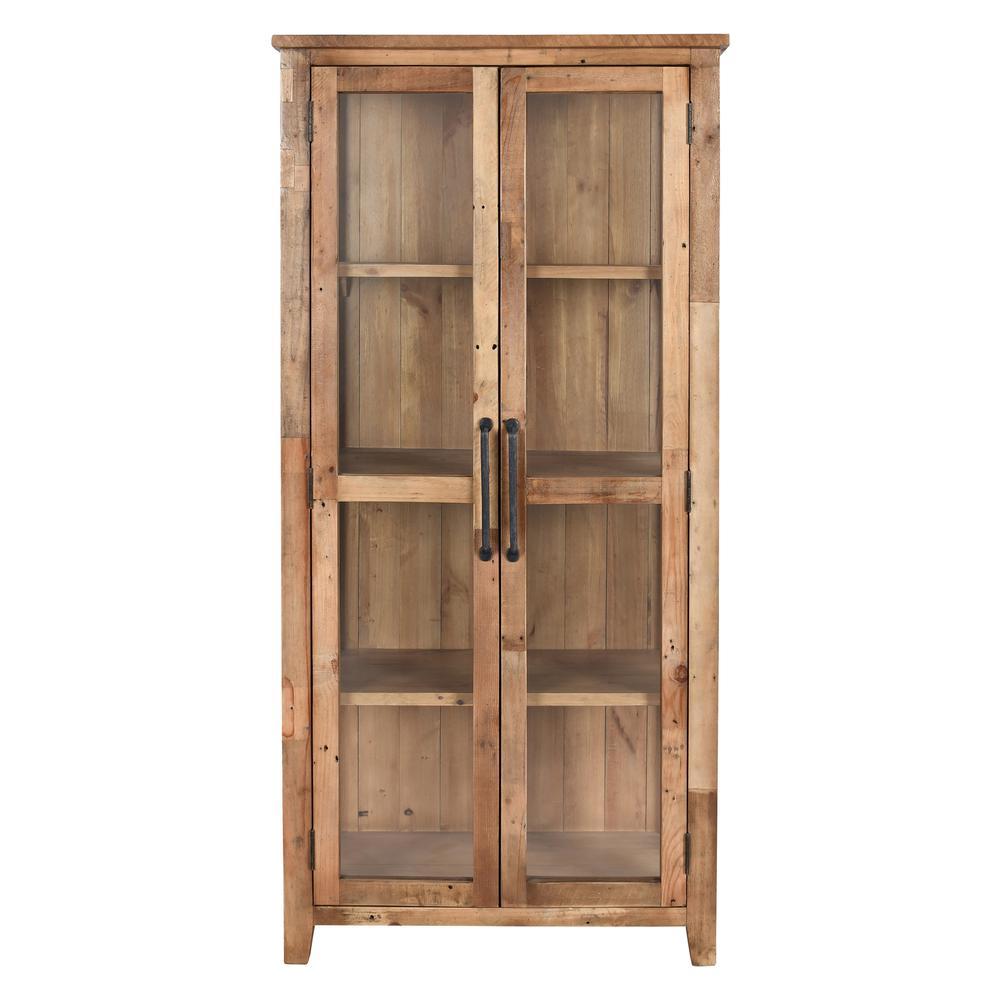 Emma Reclaimed Pine Display Cabinet