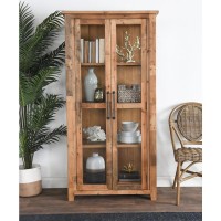 Emma Reclaimed Pine Display Cabinet