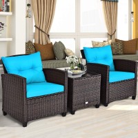 3 Pcs Patio Furniture Set Onesize Turquoise