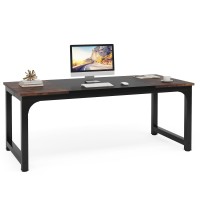 Tribesigns Modern Computer Desk 708 X 315 Inch Large Office Desk Computer Table Study Writing Desk Workstation For Home Offic