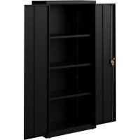 Lorell Slimline Storage Cabinet 30 x 15 x 66 4 x Shelfves 720 lb Load Capacity Durable Welded Nonporous Surface