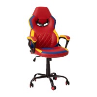 Ergonomic Office Computer Chair Adjustable Red Yellow Designer Gaming Chair 360 Swivel Red Dual Wheel Casters