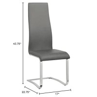 Coaster Montclair Side Chair, Grey