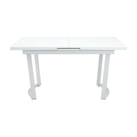 Acme Palton Dining Table In High Gloss White