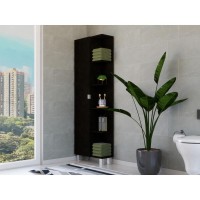 Venus Linen Cabinet Black Wengue