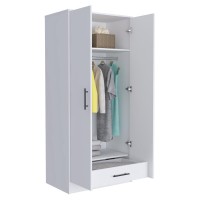 Darwin 180 Armoire White