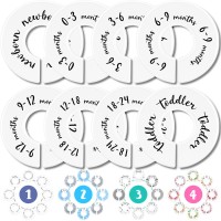 Baby Closet Dividers (Original) By Eli With Love - Set Of 8 Baby Closet Size Dividers - Ideal Baby Clothes Dividers For Closet - Helps Organize Nursery Closet Hangers By Size/Age