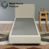 Treaton 15Inch Split Fully Assembled Bunkie Board For Mattressbed Support Wood Twin Xl Grey