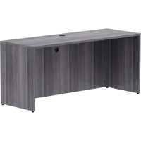 Lorell Essentials Credenza, Weathered Charcoal