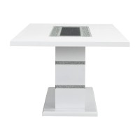 Acme Furniture Rectangular Dining Table, White