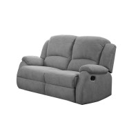 Acme Furniture Motion Loveseat With Pillow Top Armrest, Gray