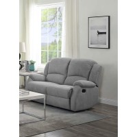 Acme Furniture Motion Loveseat With Pillow Top Armrest, Gray