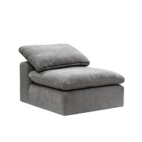 AcME Naveen Modular Armless chair in gray Linen LV01103D0102H5LE6P