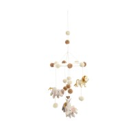 Crane Baby Mobile For Crib, Safari Nursery D?Cor For Boys And Girls, Ceiling Hanging, 11