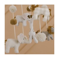 Crane Baby Mobile For Crib, Safari Nursery D?Cor For Boys And Girls, Ceiling Hanging, 11