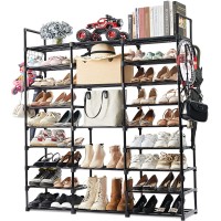 Mavivegue 9Tier Metal Shoe Rack Holds 5055 Pairs Tall Storage Shelf For Shoes Boots Entryway Closet Garage