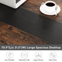 Tribesigns Modern Computer Desk 708 X 315 Inch Large Office Desk Computer Table Study Writing Desk Workstation For Home Offic