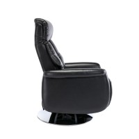 RelaxR Orleans Recliner in Black Air Leather