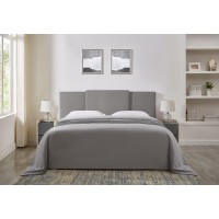 Ball & Cast Upholstered Headboard, King/Full/Queen, Grey