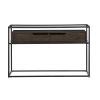 Sofa/Console Table, Contemporary Umber