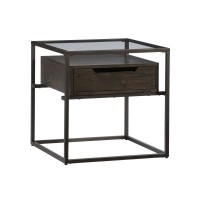 End Table Contemporary Umber