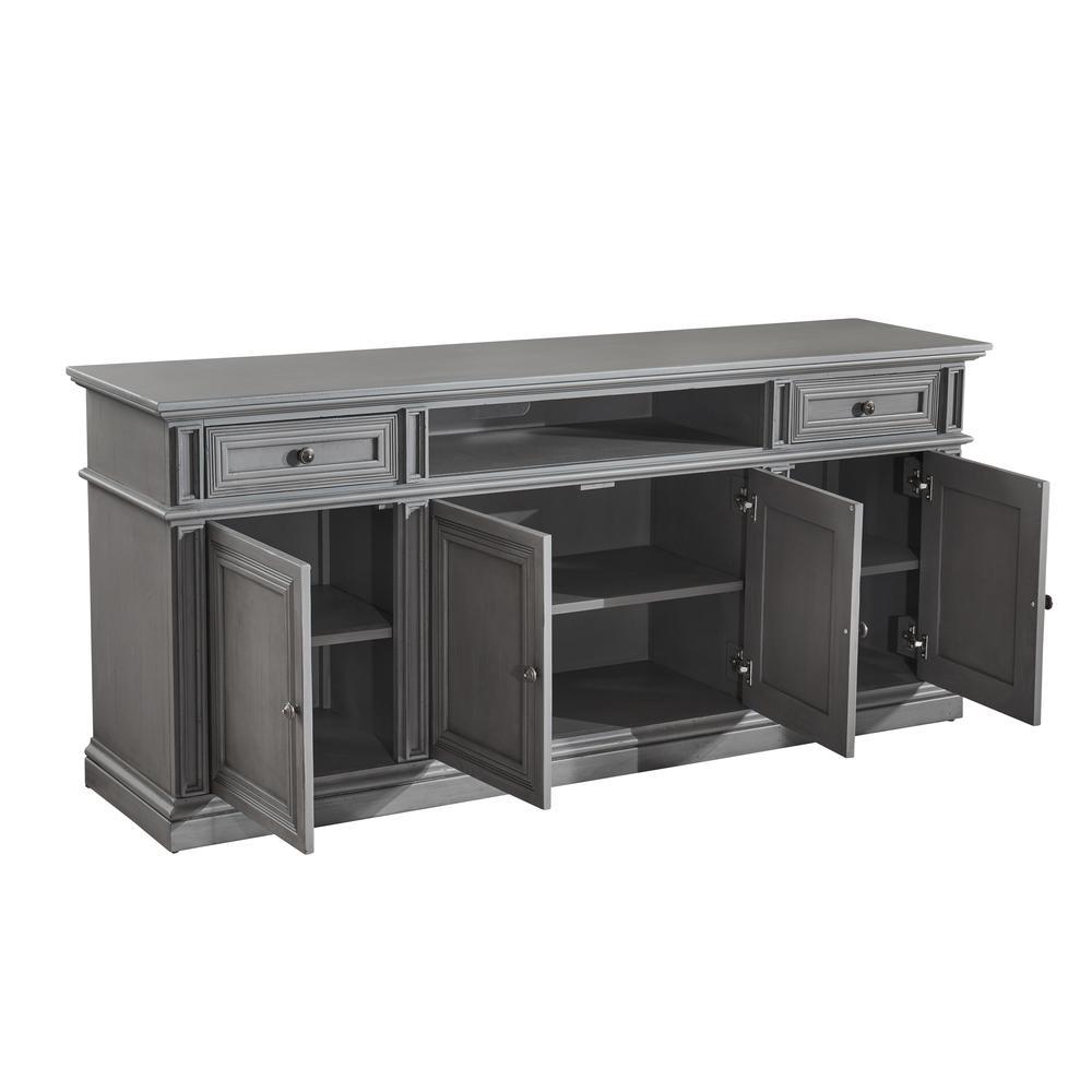 72 Inch Console Antique Gray