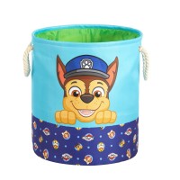 Paw Patrol 3 Piece Multi Size Fabric Nestable Toy Storage Basket Set, With Rope Carry Handles