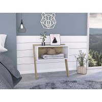 Leticia Nightstand Light Oak White