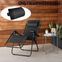 Ostlttyn Zero Gravity Chair Replacement Pillow Headrest With Elastic Band Universal Soft Removable Padded Cushion Head Pillow F