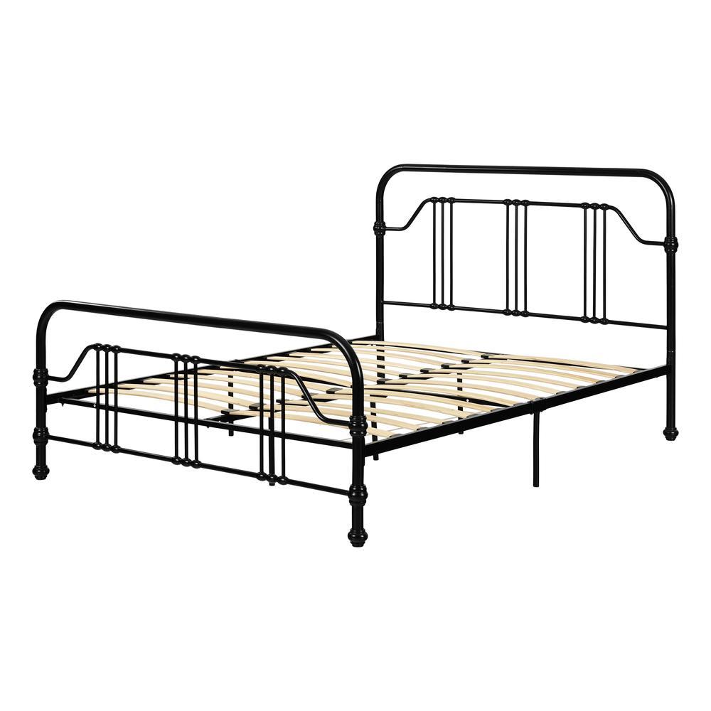 Avilla Metal Platform Bed Black