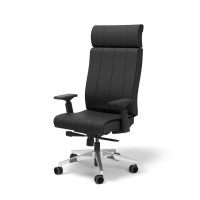 Essence Office Chair Black Leather