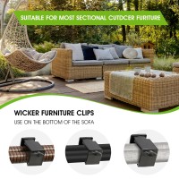 Adjustable Outdoor Furniture Clips Patio Sofa Clips Sectional Sofa Furniture Chair Clips Rattan Furniture Clamps Wicker Chair Fa