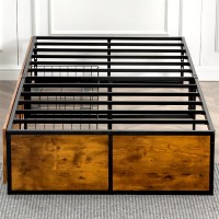 Gazhome Twin Bed Frame With 2 Xl Storage Drawers, Metal Platform Bed Frame With Footboard, 9 Strong Metal Slat Support/No Box Spring Needed/Easy Assembly/Space Saving Wood