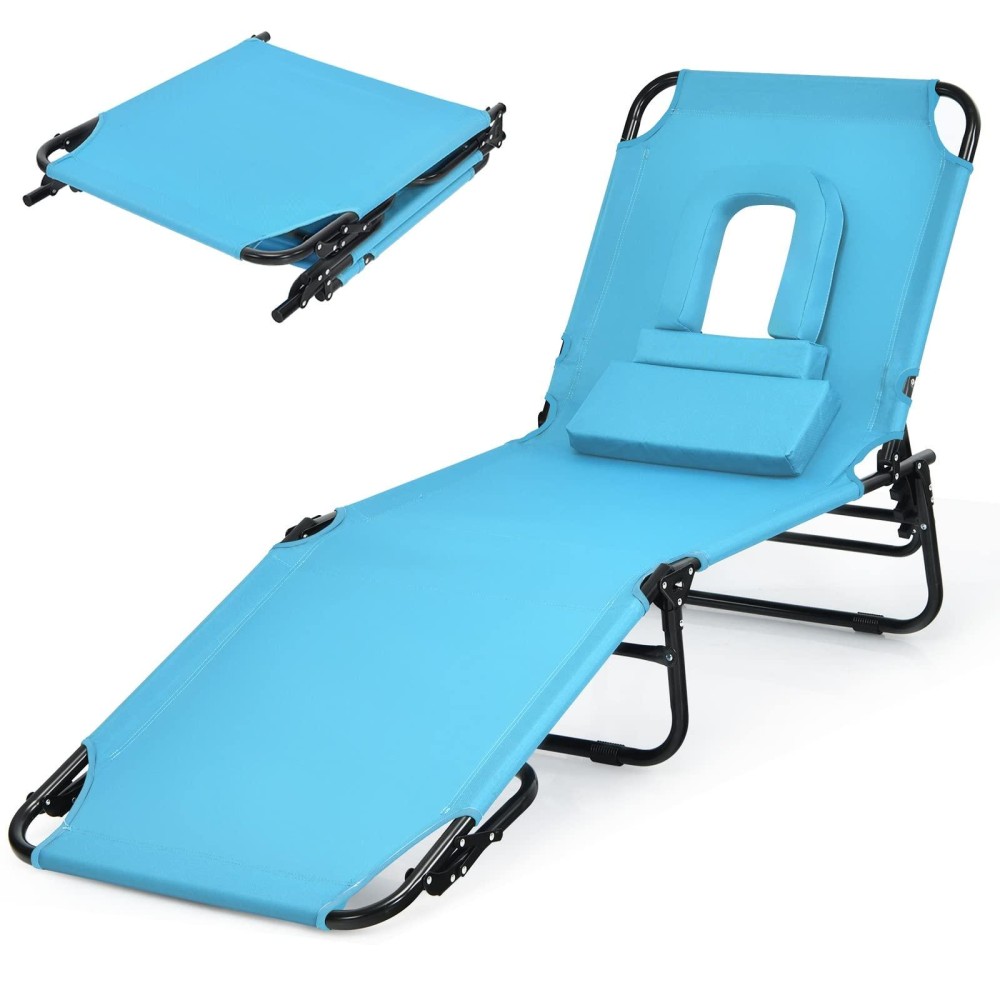 Gotoplay Folding Beach Lounge Chair Navy